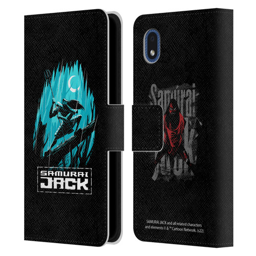 Samurai Jack Graphics Season 5 Poster Leather Book Wallet Case Cover For Samsung Galaxy A01 Core (2020)