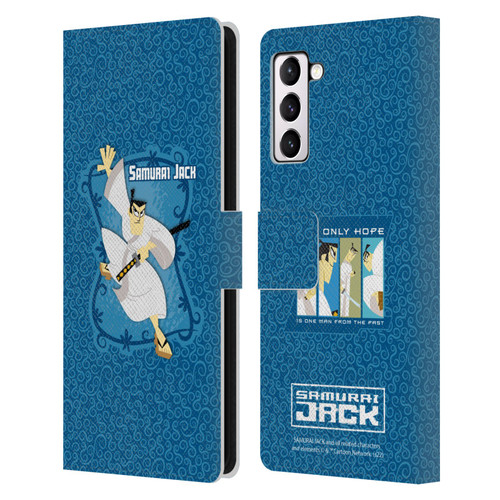 Samurai Jack Graphics Character Art 1 Leather Book Wallet Case Cover For Samsung Galaxy S21+ 5G