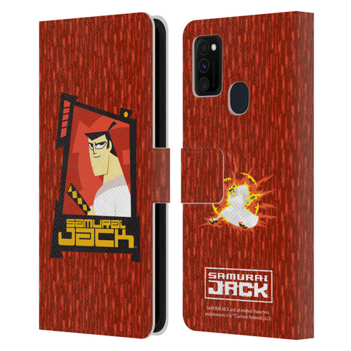 Samurai Jack Graphics Character Art 2 Leather Book Wallet Case Cover For Samsung Galaxy M30s (2019)/M21 (2020)