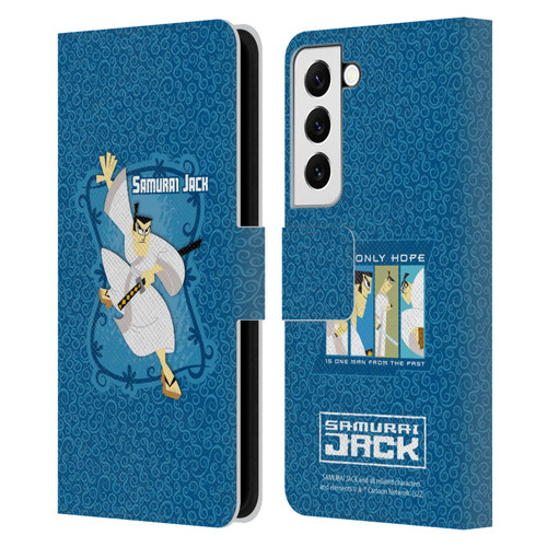 Samurai Jack Graphics Character Art 1 Leather Book Wallet Case Cover For Samsung Galaxy S22 5G