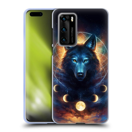 Jonas "JoJoesArt" Jödicke Wildlife 2 Dreamcatcher Wolf Soft Gel Case for Huawei P40 5G