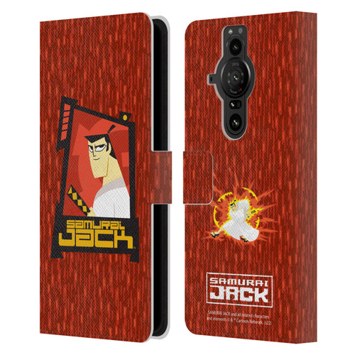 Samurai Jack Graphics Character Art 2 Leather Book Wallet Case Cover For Sony Xperia Pro-I