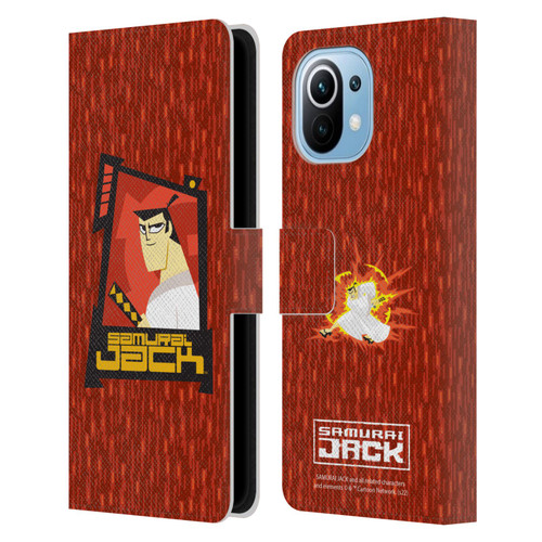 Samurai Jack Graphics Character Art 2 Leather Book Wallet Case Cover For Xiaomi Mi 11