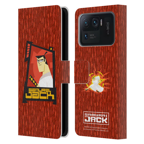 Samurai Jack Graphics Character Art 2 Leather Book Wallet Case Cover For Xiaomi Mi 11 Ultra