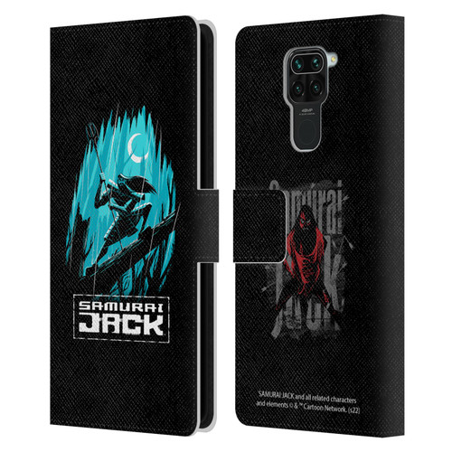 Samurai Jack Graphics Season 5 Poster Leather Book Wallet Case Cover For Xiaomi Redmi Note 9 / Redmi 10X 4G