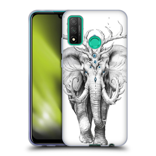 Jonas "JoJoesArt" Jödicke Wildlife 2 Elephant Soul Soft Gel Case for Huawei P Smart (2020)
