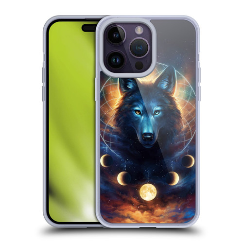 Jonas "JoJoesArt" Jödicke Wildlife 2 Dreamcatcher Wolf Soft Gel Case for Apple iPhone 14 Pro Max