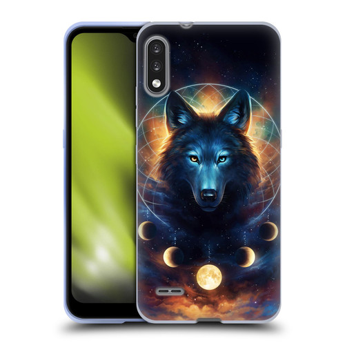 Jonas "JoJoesArt" Jödicke Wildlife 2 Dreamcatcher Wolf Soft Gel Case for LG K22