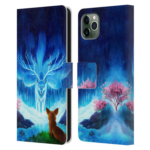 Jonas "JoJoesArt" Jödicke Wildlife Wisdom Leather Book Wallet Case Cover For Apple iPhone 11 Pro Max