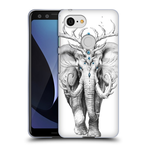 Jonas "JoJoesArt" Jödicke Wildlife 2 Elephant Soul Soft Gel Case for Google Pixel 3