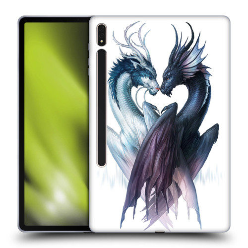 Jonas "JoJoesArt" Jödicke Wildlife 2 Yin And Yang Dragons Soft Gel Case for Samsung Galaxy Tab S8 Plus