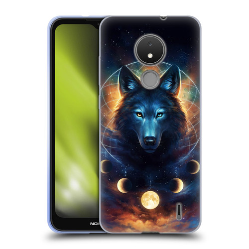 Jonas "JoJoesArt" Jödicke Wildlife 2 Dreamcatcher Wolf Soft Gel Case for Nokia C21