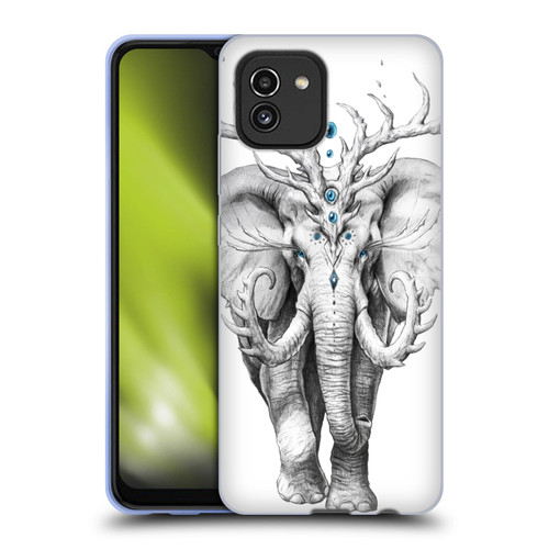 Jonas "JoJoesArt" Jödicke Wildlife 2 Elephant Soul Soft Gel Case for Samsung Galaxy A03 (2021)