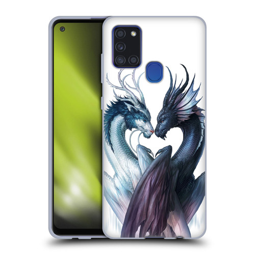 Jonas "JoJoesArt" Jödicke Wildlife 2 Yin And Yang Dragons Soft Gel Case for Samsung Galaxy A21s (2020)