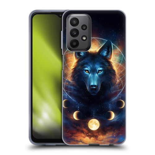 Jonas "JoJoesArt" Jödicke Wildlife 2 Dreamcatcher Wolf Soft Gel Case for Samsung Galaxy A23 / 5G (2022)