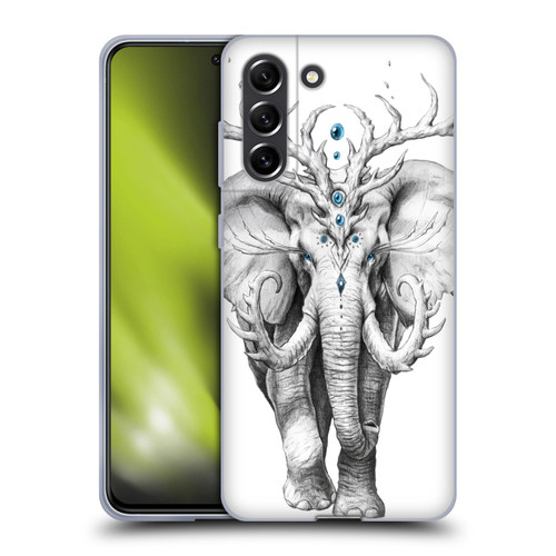 Jonas "JoJoesArt" Jödicke Wildlife 2 Elephant Soul Soft Gel Case for Samsung Galaxy S21 FE 5G
