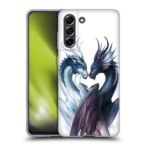 Jonas "JoJoesArt" Jödicke Wildlife 2 Yin And Yang Dragons Soft Gel Case for Samsung Galaxy S21 FE 5G