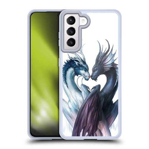 Jonas "JoJoesArt" Jödicke Wildlife 2 Yin And Yang Dragons Soft Gel Case for Samsung Galaxy S21 5G