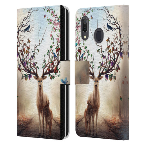 Jonas "JoJoesArt" Jödicke Wildlife Seasons Leather Book Wallet Case Cover For Samsung Galaxy A33 5G (2022)