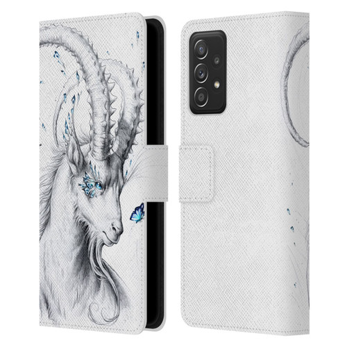 Jonas "JoJoesArt" Jödicke Wildlife Capricorn Leather Book Wallet Case Cover For Samsung Galaxy A52 / A52s / 5G (2021)