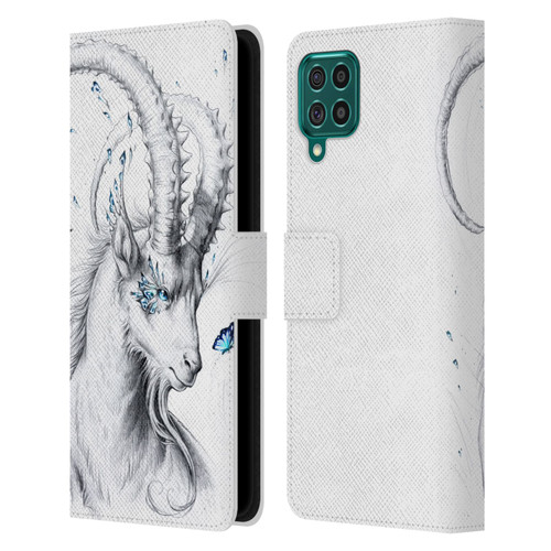 Jonas "JoJoesArt" Jödicke Wildlife Capricorn Leather Book Wallet Case Cover For Samsung Galaxy F62 (2021)