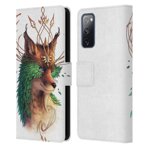 Jonas "JoJoesArt" Jödicke Wildlife Fox Coloured Leather Book Wallet Case Cover For Samsung Galaxy S20 FE / 5G