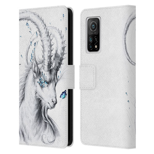 Jonas "JoJoesArt" Jödicke Wildlife Capricorn Leather Book Wallet Case Cover For Xiaomi Mi 10T 5G