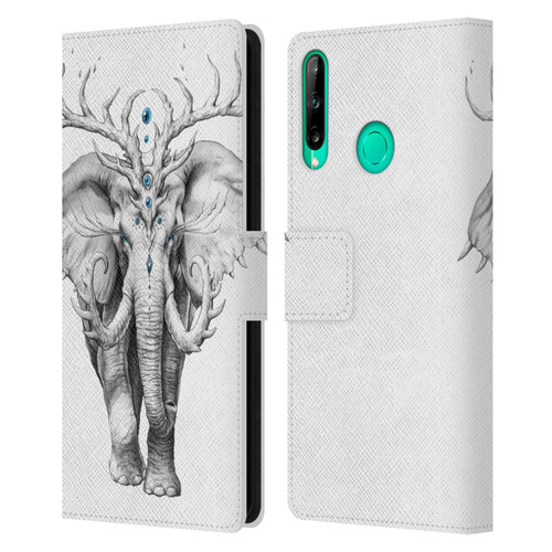 Jonas "JoJoesArt" Jödicke Wildlife 2 Elephant Soul Leather Book Wallet Case Cover For Huawei P40 lite E