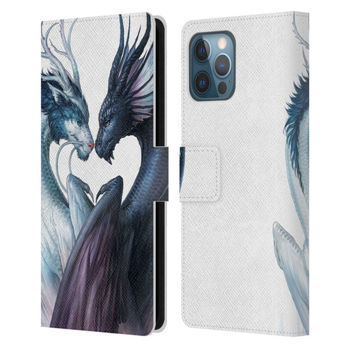 Jonas "JoJoesArt" Jödicke Wildlife 2 Yin And Yang Dragons Leather Book Wallet Case Cover For Apple iPhone 12 Pro Max