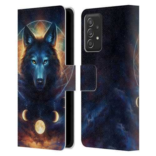 Jonas "JoJoesArt" Jödicke Wildlife 2 Dreamcatcher Wolf Leather Book Wallet Case Cover For Samsung Galaxy A52 / A52s / 5G (2021)
