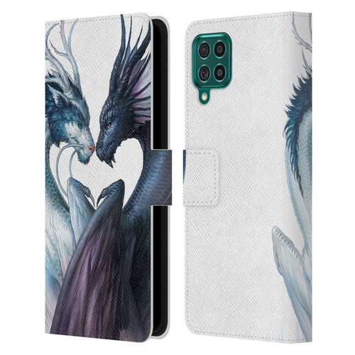 Jonas "JoJoesArt" Jödicke Wildlife 2 Yin And Yang Dragons Leather Book Wallet Case Cover For Samsung Galaxy F62 (2021)