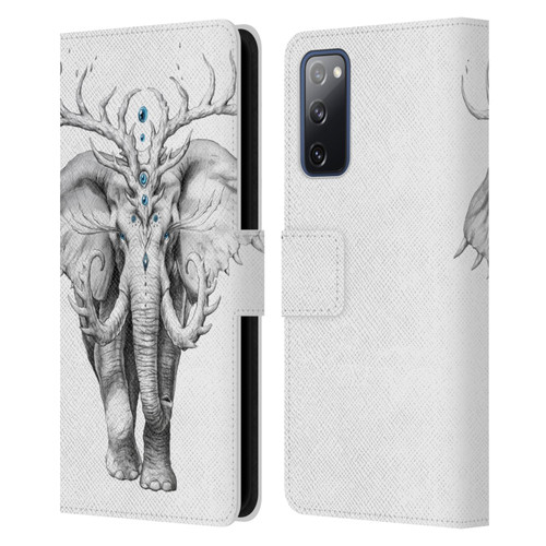 Jonas "JoJoesArt" Jödicke Wildlife 2 Elephant Soul Leather Book Wallet Case Cover For Samsung Galaxy S20 FE / 5G