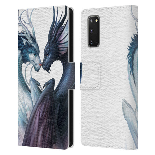 Jonas "JoJoesArt" Jödicke Wildlife 2 Yin And Yang Dragons Leather Book Wallet Case Cover For Samsung Galaxy S20 / S20 5G