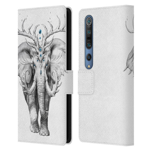 Jonas "JoJoesArt" Jödicke Wildlife 2 Elephant Soul Leather Book Wallet Case Cover For Xiaomi Mi 10 5G / Mi 10 Pro 5G