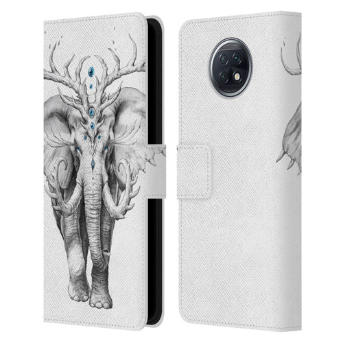Jonas "JoJoesArt" Jödicke Wildlife 2 Elephant Soul Leather Book Wallet Case Cover For Xiaomi Redmi Note 9T 5G