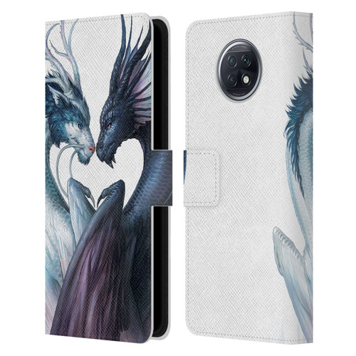 Jonas "JoJoesArt" Jödicke Wildlife 2 Yin And Yang Dragons Leather Book Wallet Case Cover For Xiaomi Redmi Note 9T 5G