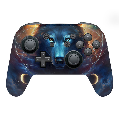 Jonas "JoJoesArt" Jödicke Art Mix Dreamcatcher Wolf Vinyl Sticker Skin Decal Cover for Nintendo Switch Pro Controller