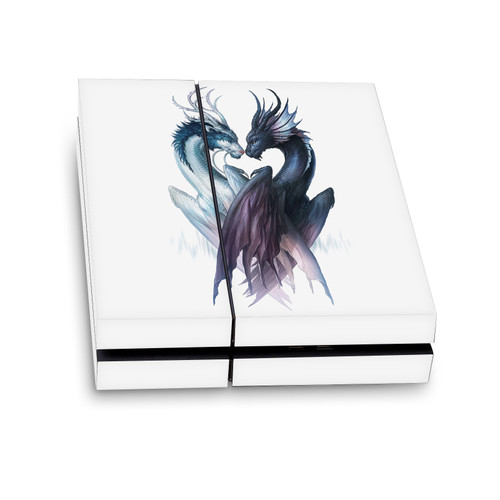 Jonas "JoJoesArt" Jödicke Art Mix Yin And Yang Dragons Vinyl Sticker Skin Decal Cover for Sony PS4 Console