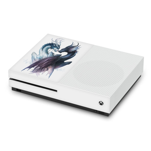 Jonas "JoJoesArt" Jödicke Art Mix Yin And Yang Dragons Vinyl Sticker Skin Decal Cover for Microsoft Xbox One S Console