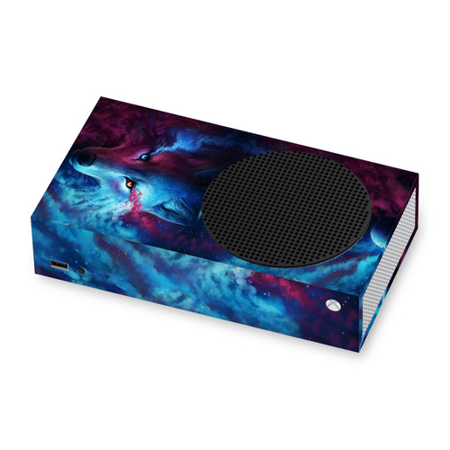 Jonas "JoJoesArt" Jödicke Art Mix Wolf Galaxy Vinyl Sticker Skin Decal Cover for Microsoft Xbox Series S Console