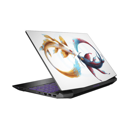 Jonas "JoJoesArt" Jödicke Wildlife Eternal Bond Koi Vinyl Sticker Skin Decal Cover for HP Pavilion 15.6" 15-dk0047TX