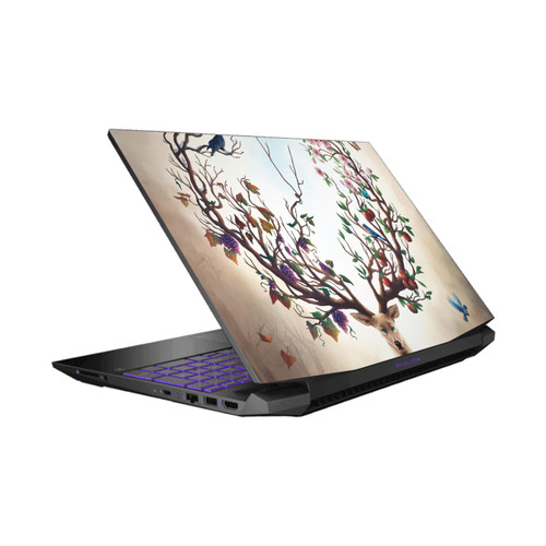 Jonas "JoJoesArt" Jödicke Wildlife Seasons Vinyl Sticker Skin Decal Cover for HP Pavilion 15.6" 15-dk0047TX