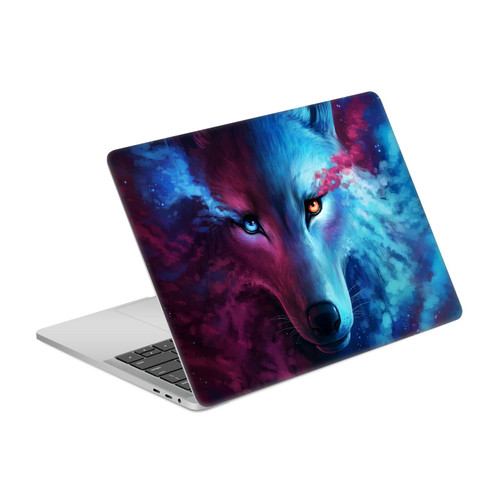 Jonas "JoJoesArt" Jödicke Wildlife Wolf Galaxy Vinyl Sticker Skin Decal Cover for Apple MacBook Pro 13" A1989 / A2159