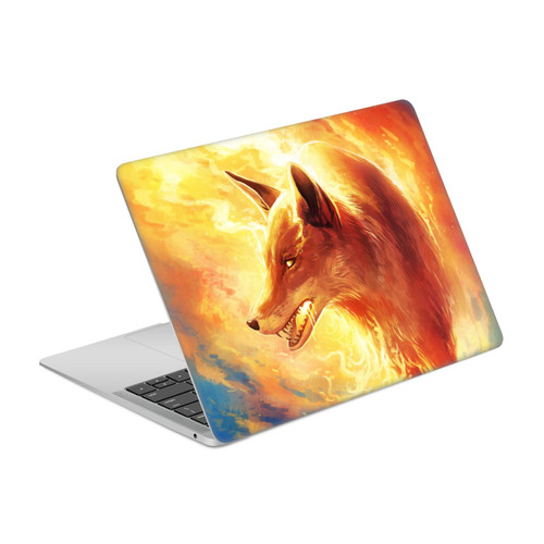 Jonas "JoJoesArt" Jödicke Wildlife Fire Fox Vinyl Sticker Skin Decal Cover for Apple MacBook Air 13.3" A1932/A2179