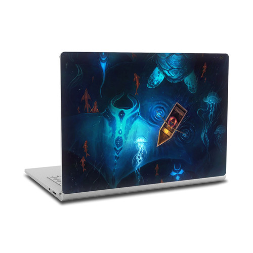 Jonas "JoJoesArt" Jödicke Wildlife 2 Night Fishing Vinyl Sticker Skin Decal Cover for Microsoft Surface Book 2