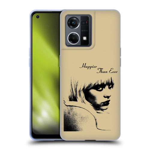 Billie Eilish Happier Than Ever Album Image Soft Gel Case for OPPO Reno8 4G