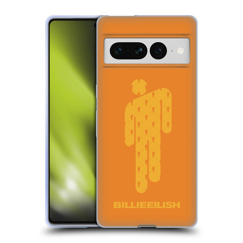 Billie Eilish Key Art Blohsh Orange Soft Gel Case for Google Pixel 7 Pro
