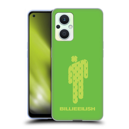 Billie Eilish Key Art Blohsh Green Soft Gel Case for OPPO Reno8 Lite