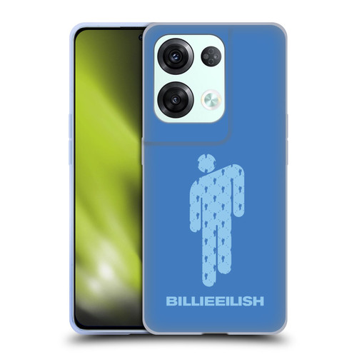 Billie Eilish Key Art Blohsh Blue Soft Gel Case for OPPO Reno8 Pro