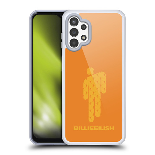 Billie Eilish Key Art Blohsh Orange Soft Gel Case for Samsung Galaxy A13 (2022)